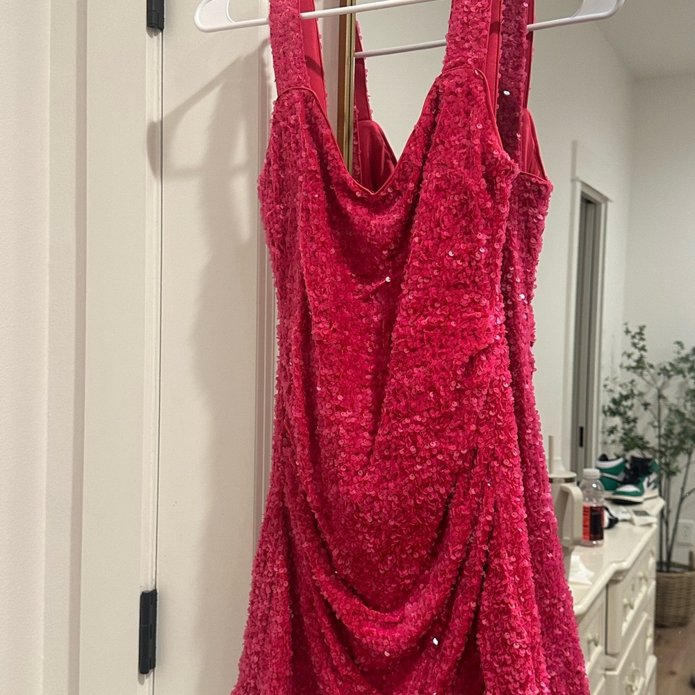 Princess Polly Vibrant Pink Mini Dress